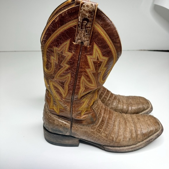 rod patrick Other - Rod Patrick Caiman Exotic Cowboy Boots Western Sz 11.5 AA